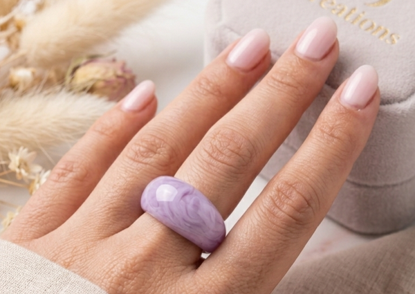 Ring: lila/paarse ring