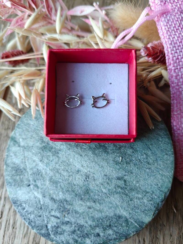 Oorbel: kleine Kattenoorbellen