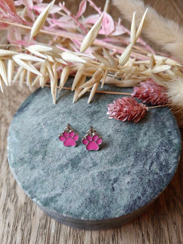 Kinderoorbel: roos hondenpootje