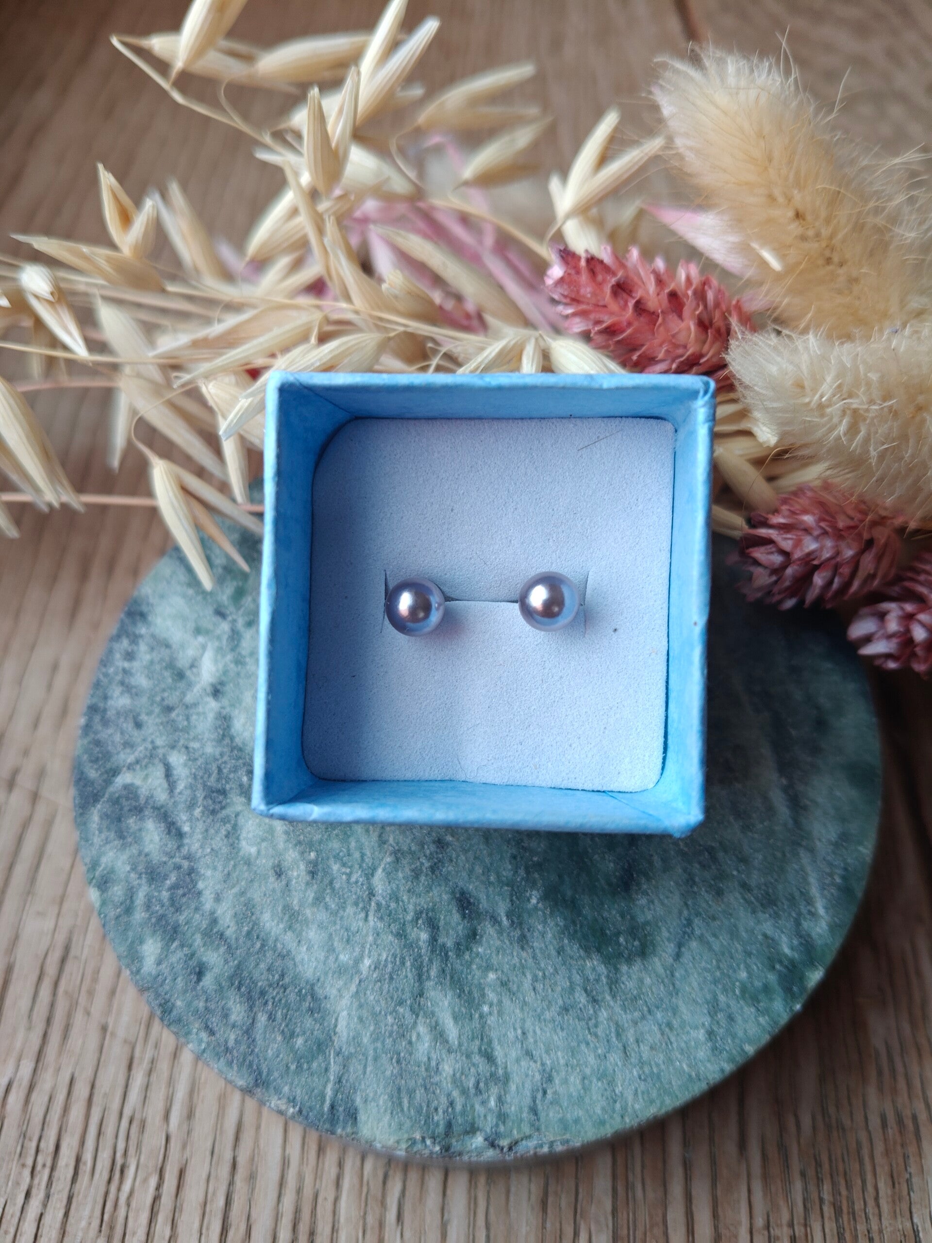 Oorbel KLEIN45: bolvormige oorbellen