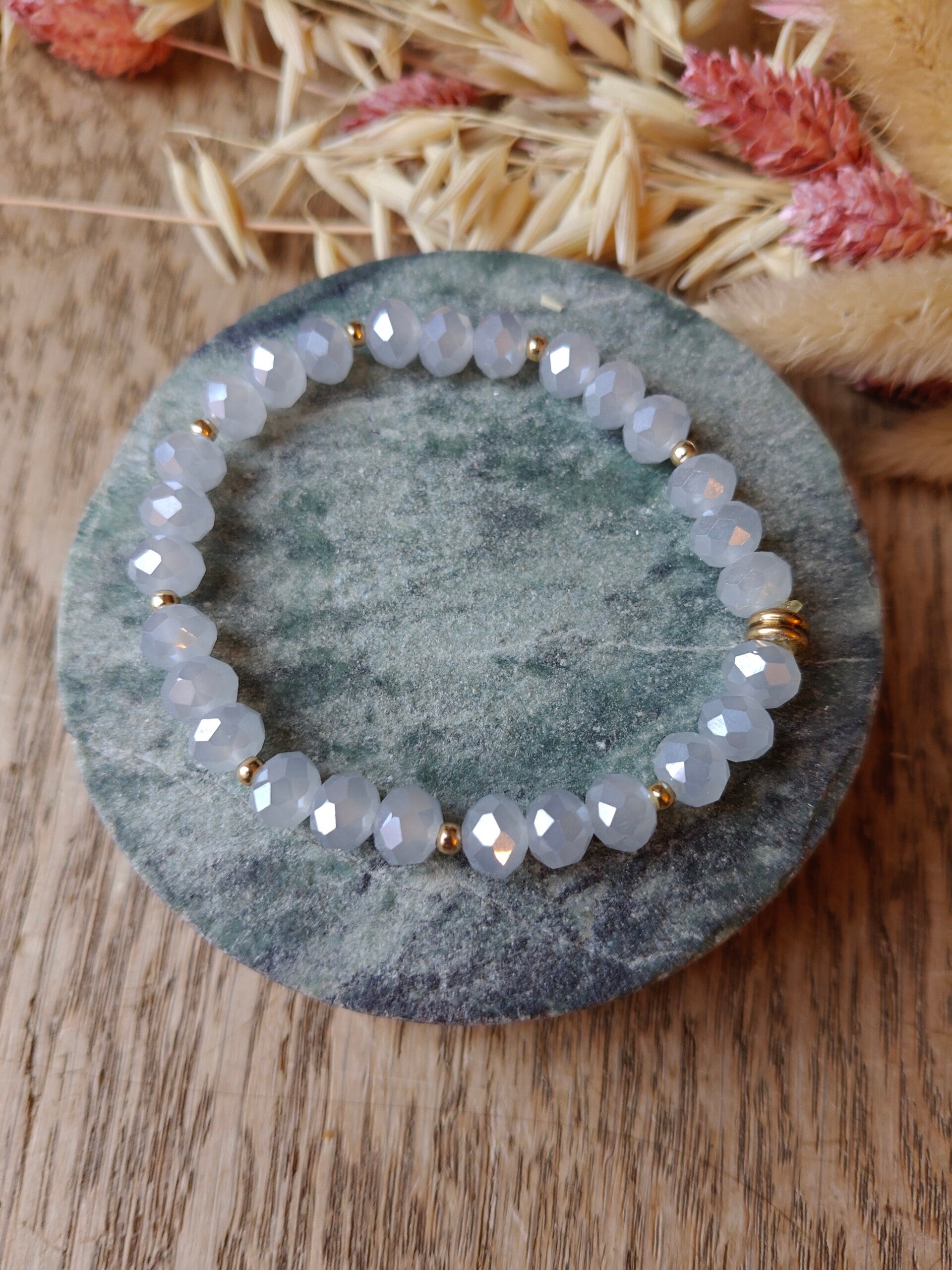 armband etage 1 - 7: lichtgrijze armband