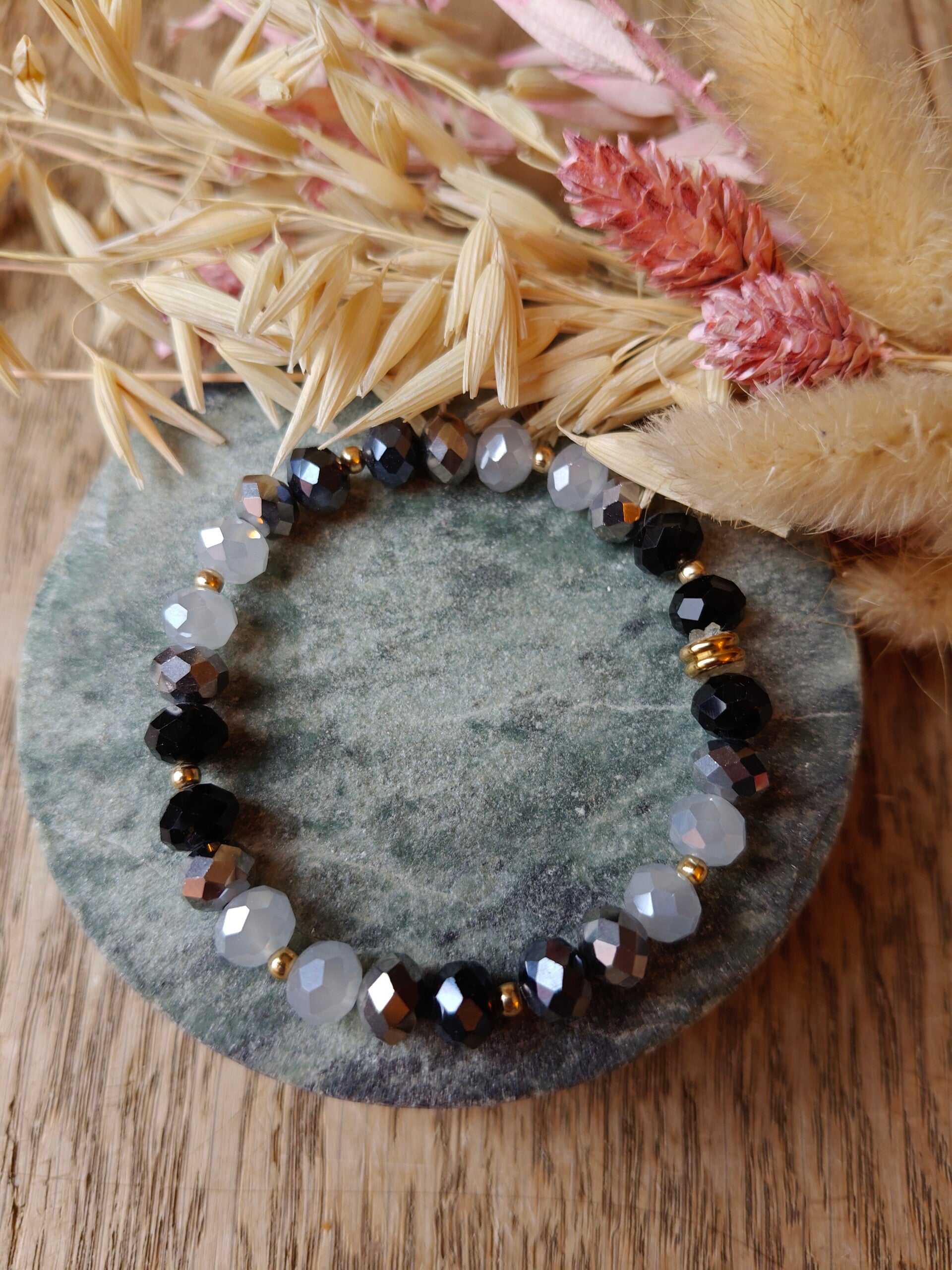 armband etage 1 - 9: zwart/grijs