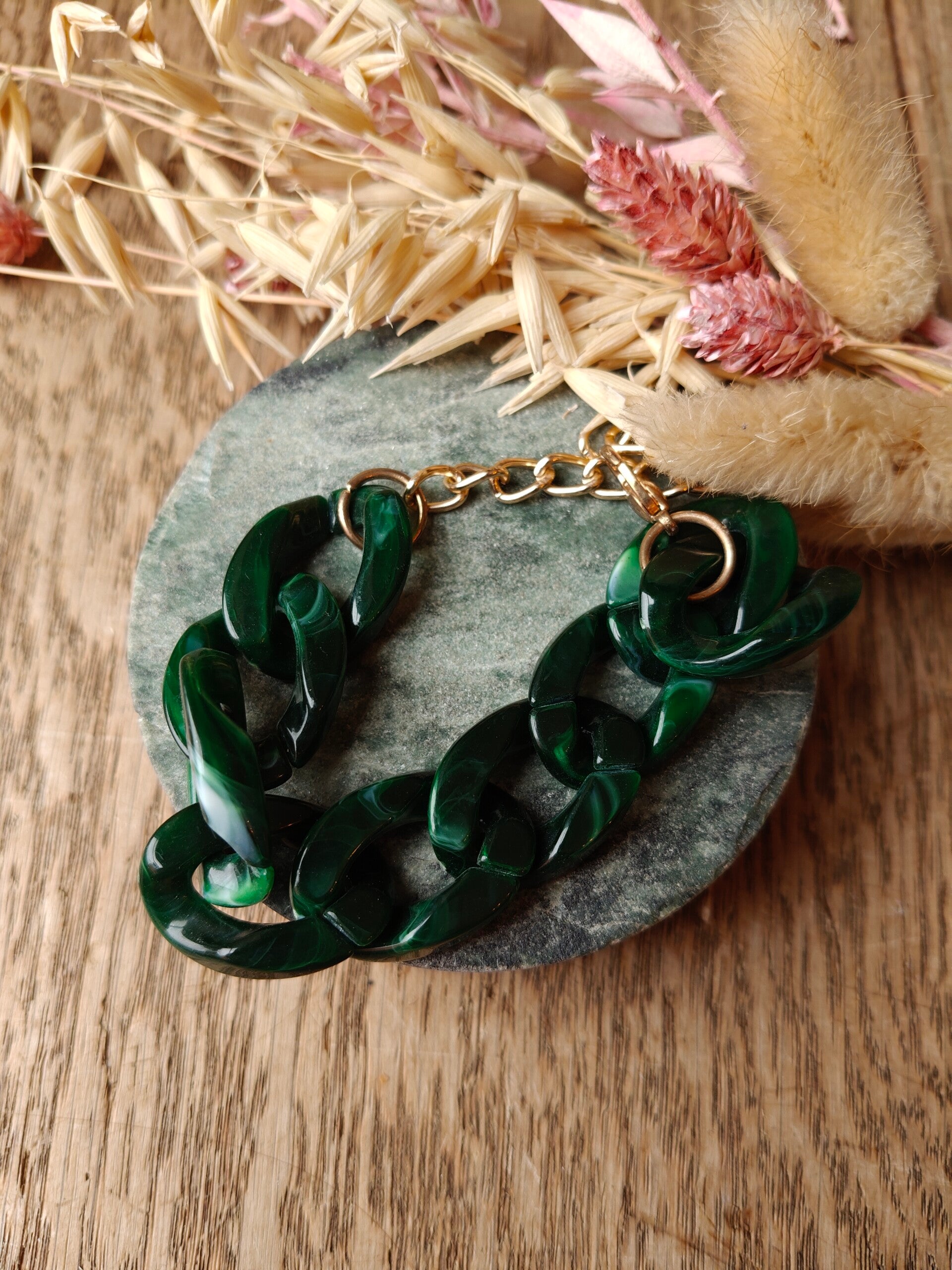 Armband etage 2 - 5: groene schakelarmband