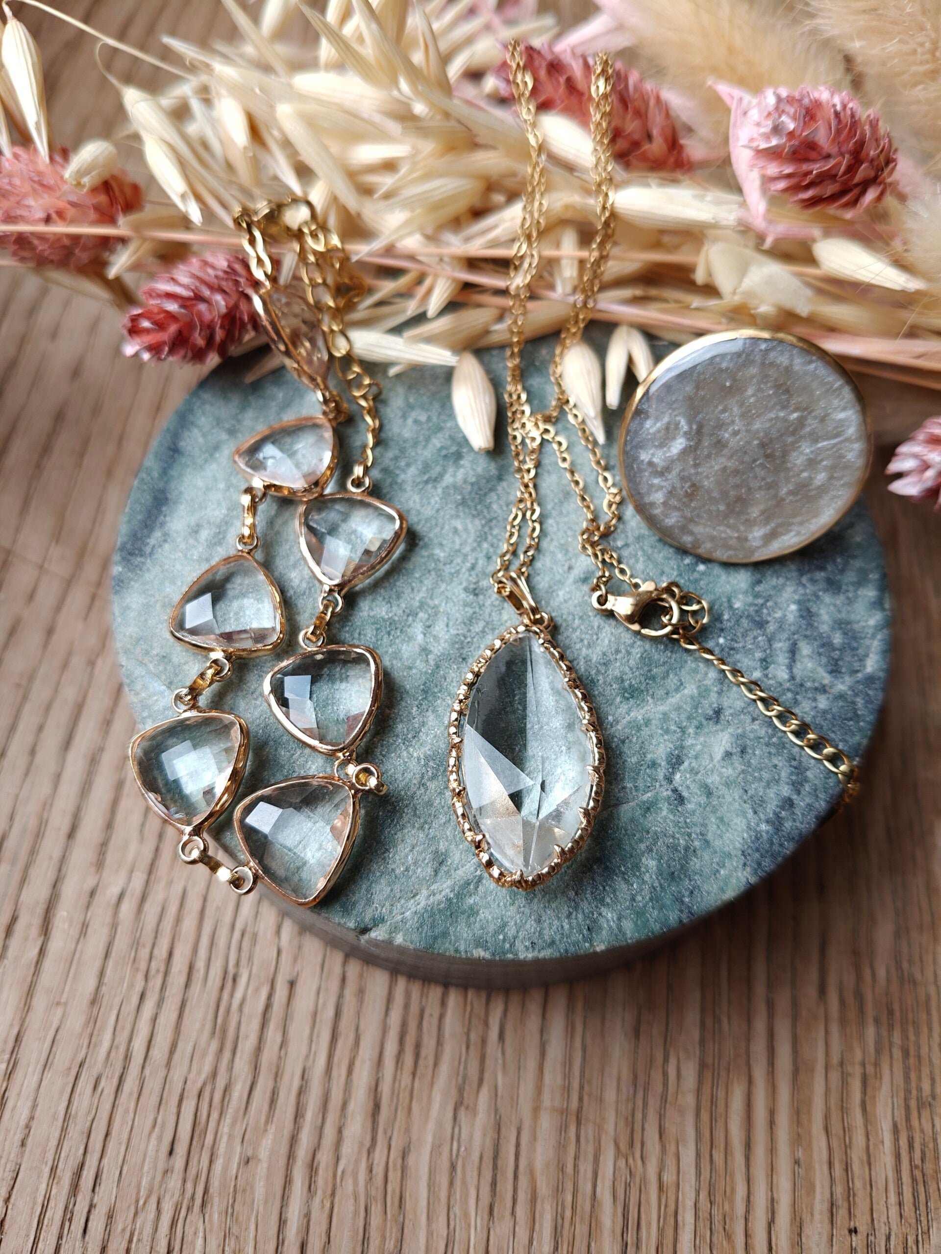 Juwelenset: transparant juwelensetje