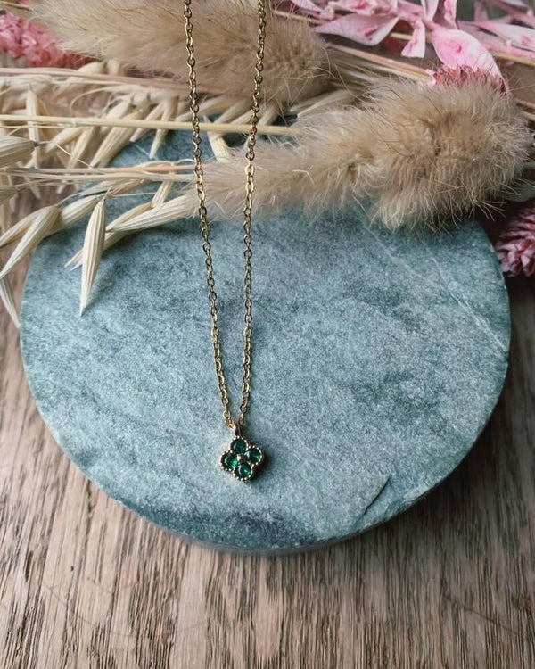 Ketting: groene hanger