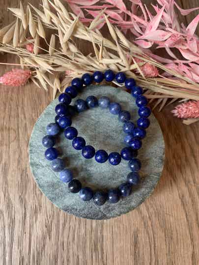 Herenarmband: blauw