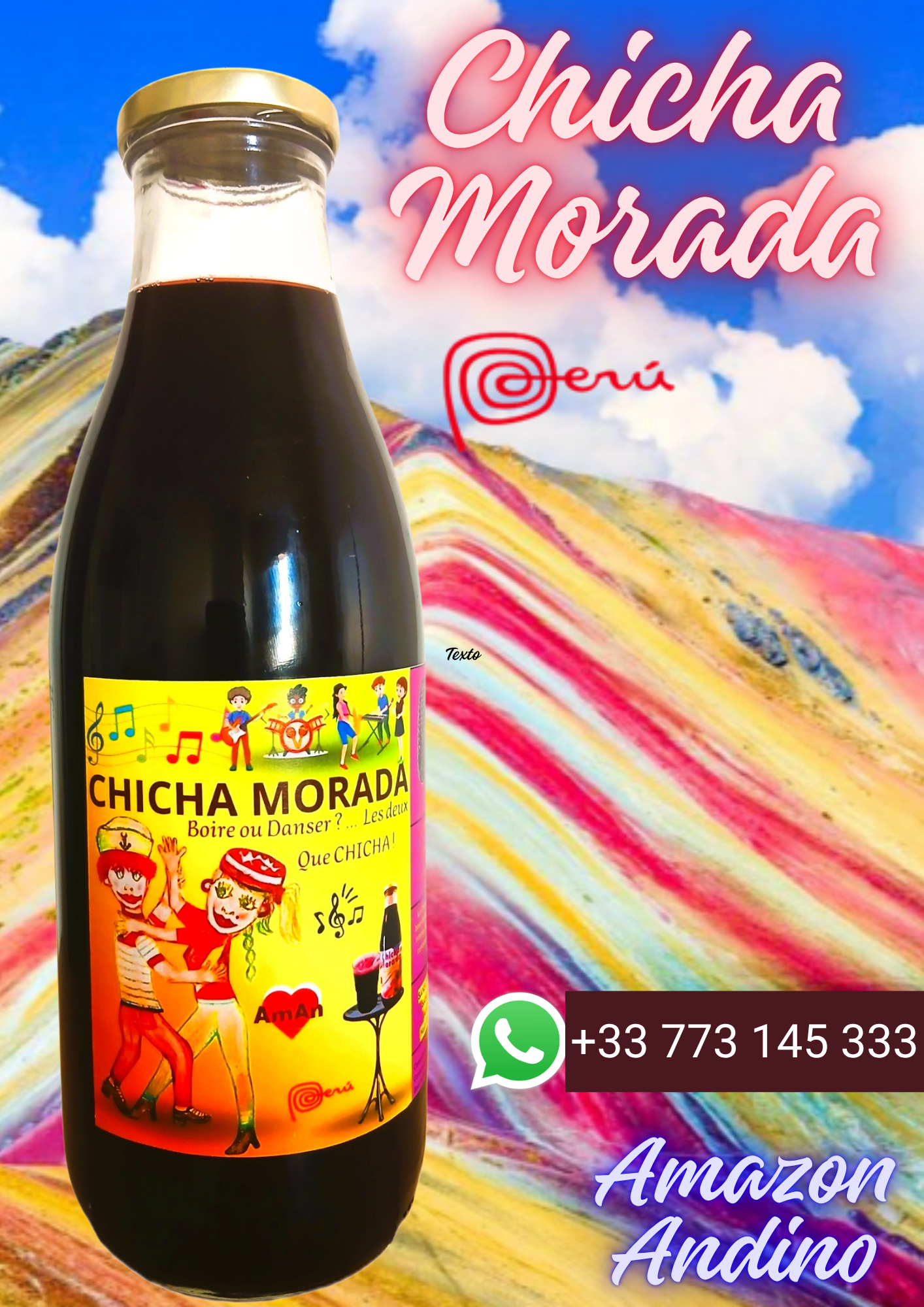 CHICHA MORADA 1 litre