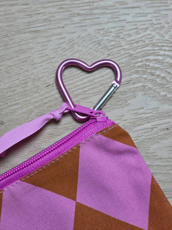 Roze Hartje Sleutelhanger – Liefdevol Klein Cadeau & Mooi Gebaar
