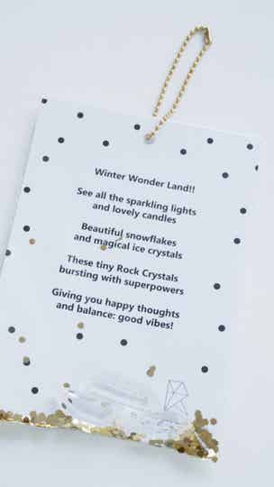 Winter giftbag 'Winter wonderland' Bergkristal