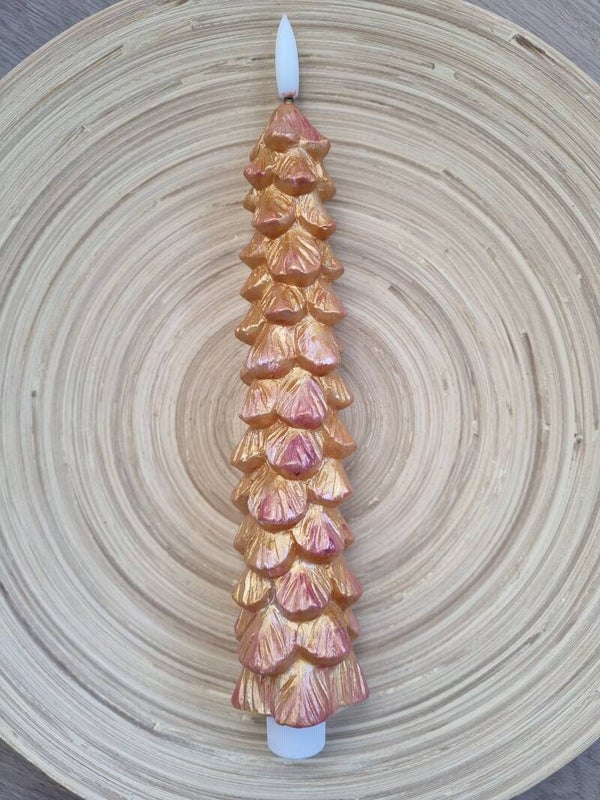 Kerstboom LED Kaars Gold Deluxe
