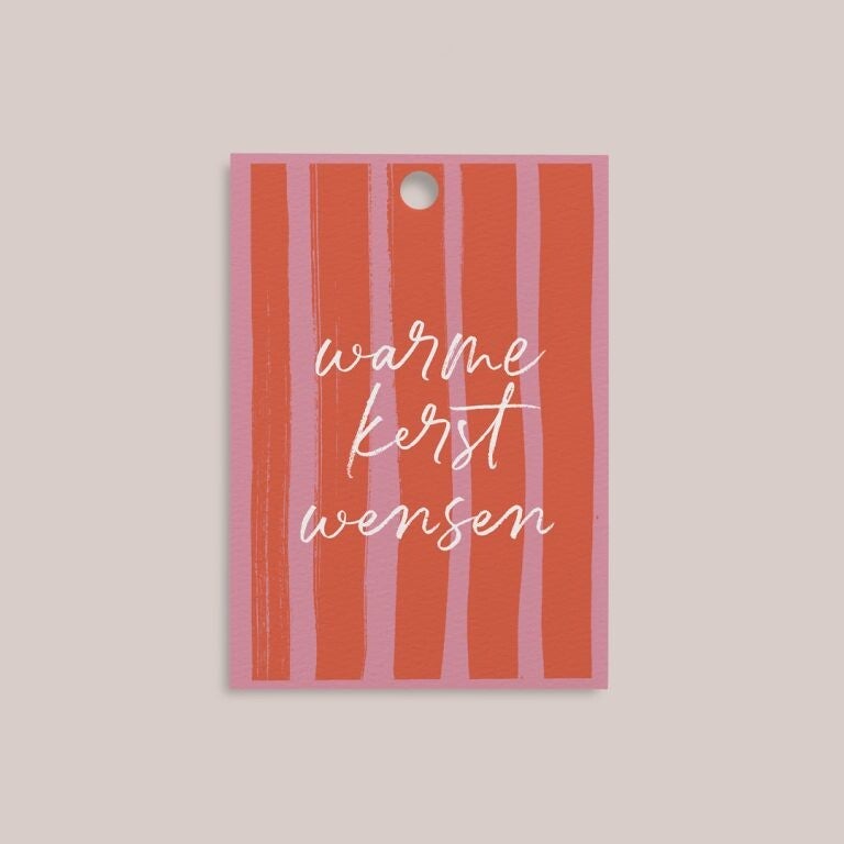 Minikaart Warme kerstwensen