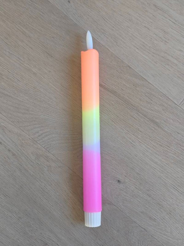 LED Kaars Neon Kleuren