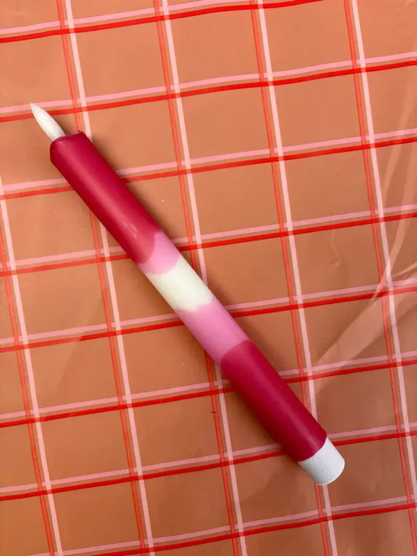 LED Dinerkaars Rood Roze Wit incl. batterijen