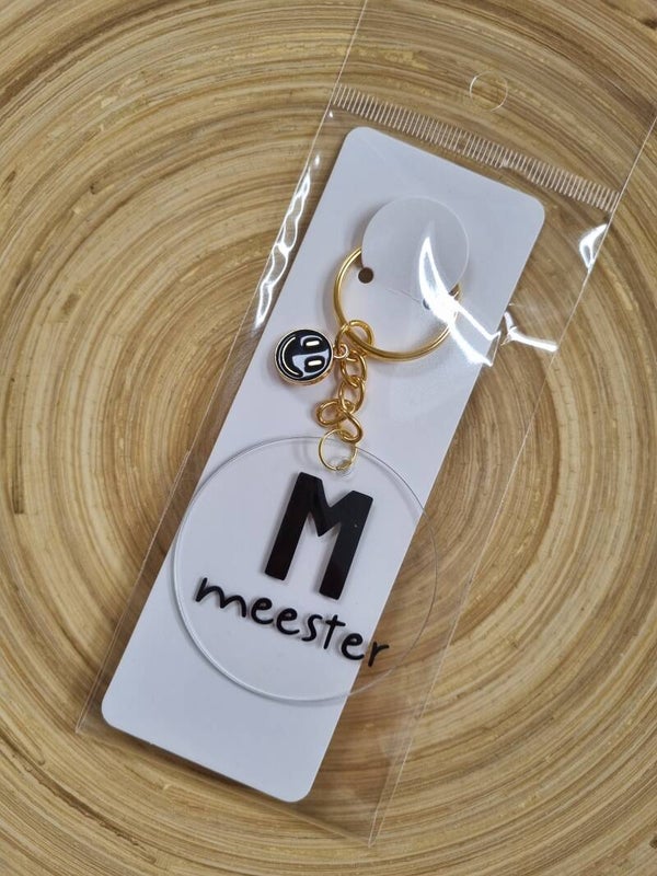 Sleutelhanger Meester