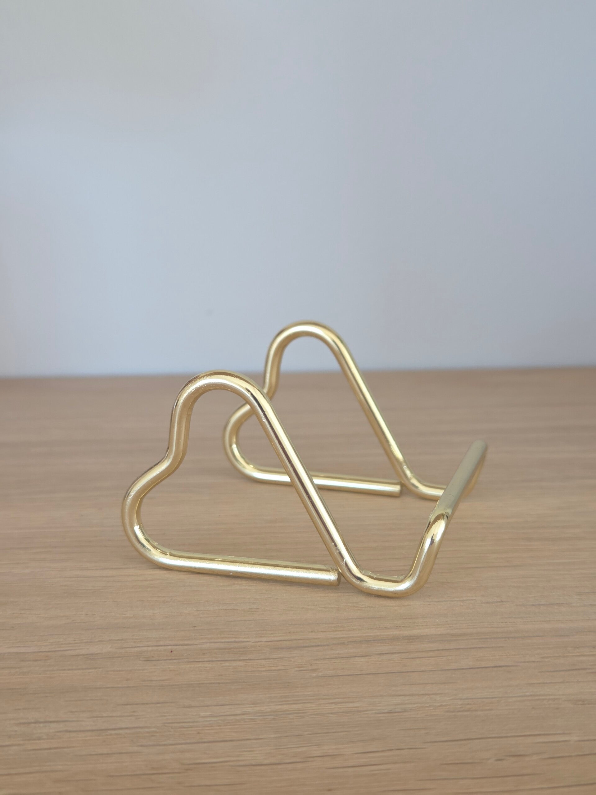 Gouden Tegelhouder Hartvorm – Stijlvolle Houder voor Tegeltjes & Woondecoratie