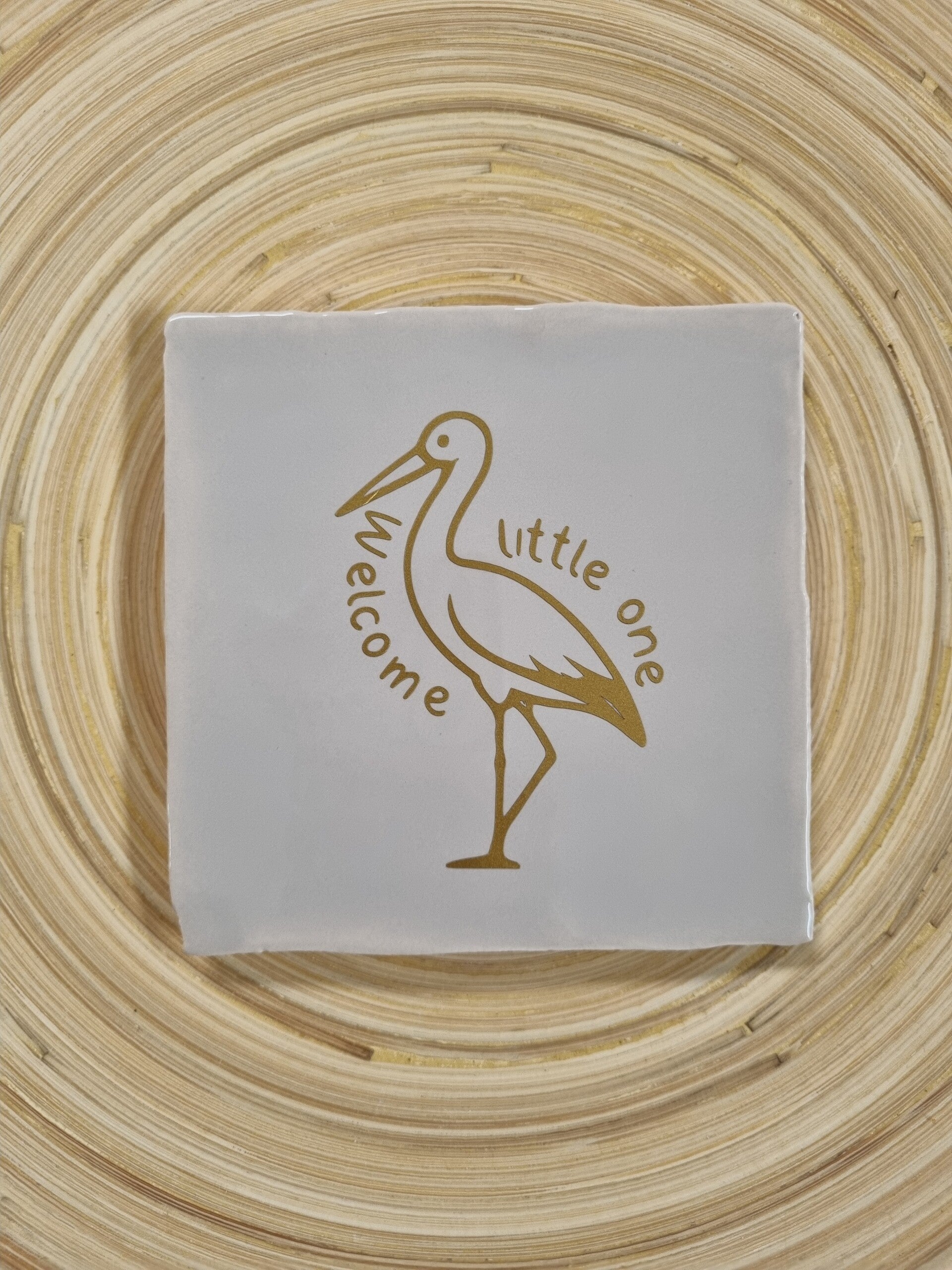 Tegeltje Welcome little one