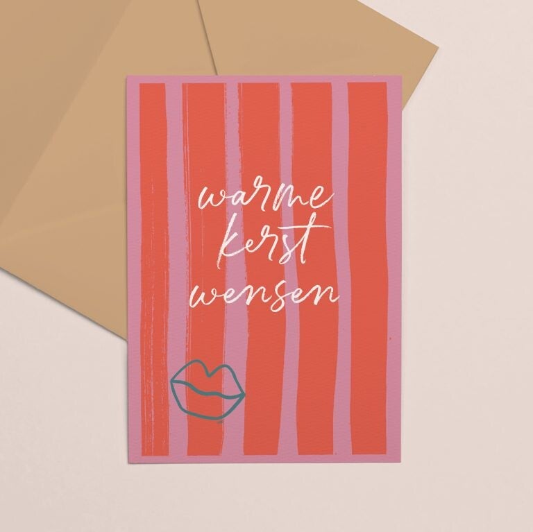 Kerstkaart Warme kerstwensen