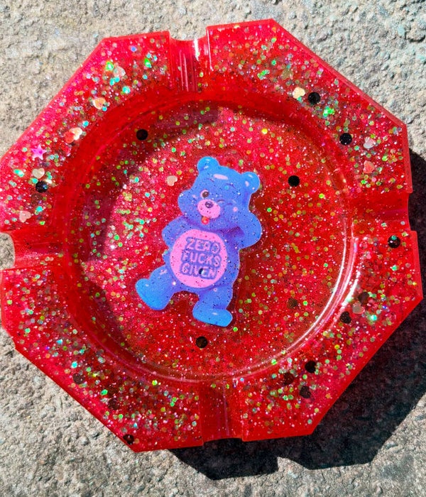 Zero F*ucks Given Resin Ashtray