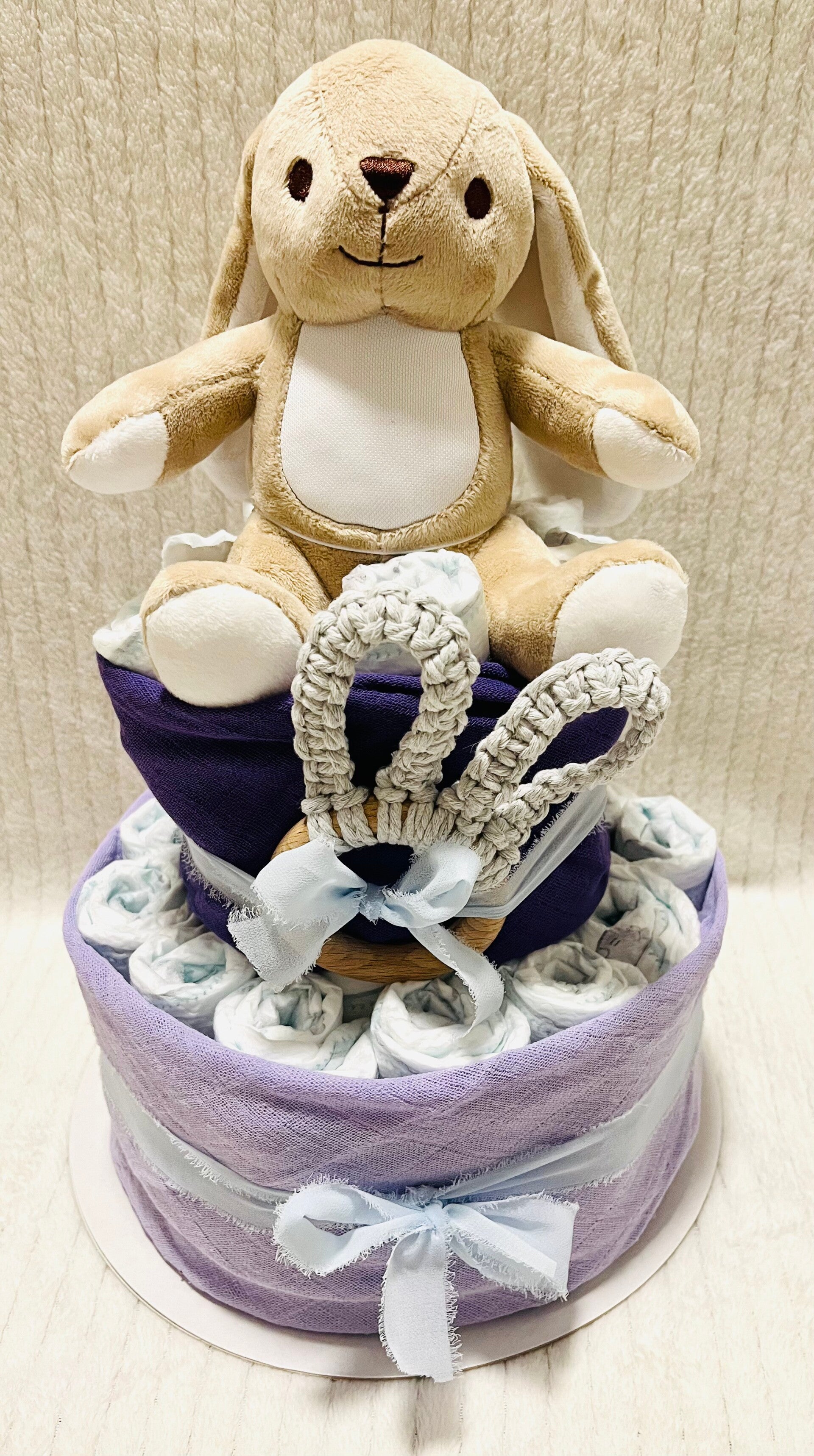 Windeltorte mittel Violett