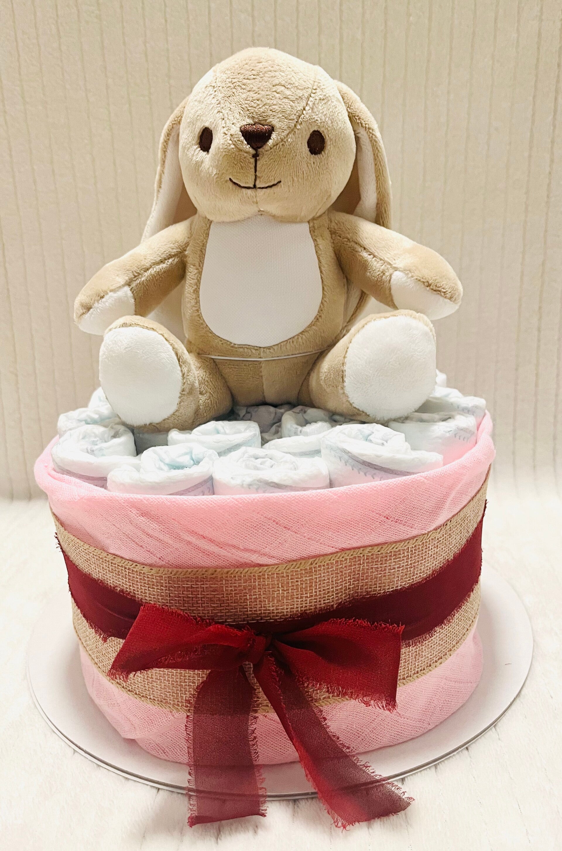 Windeltorte klein Rosa