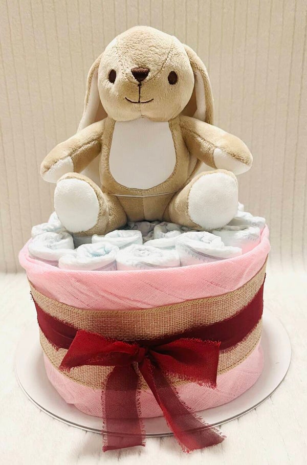 Windeltorte klein Rosa