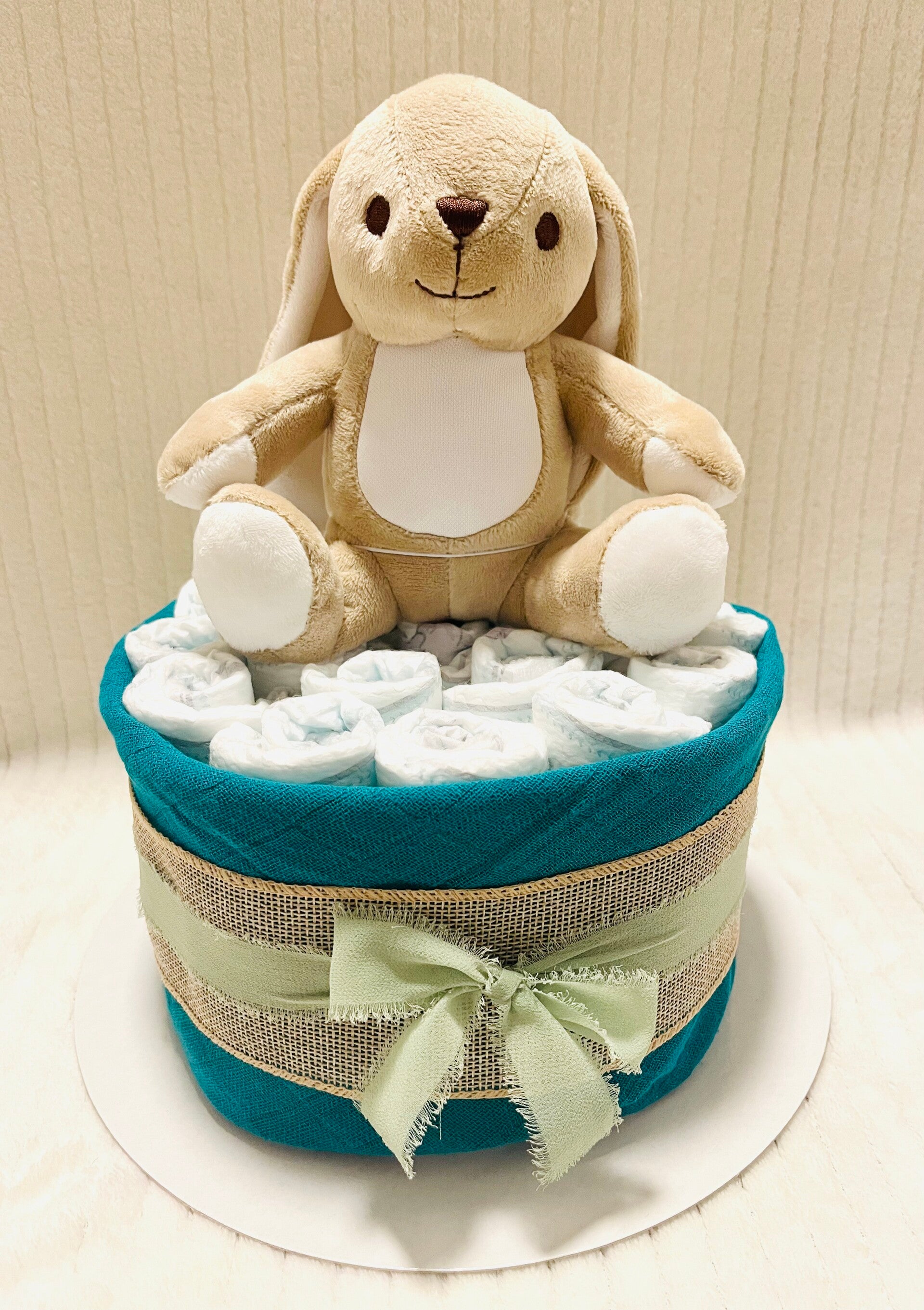 Windeltorte klein Grün