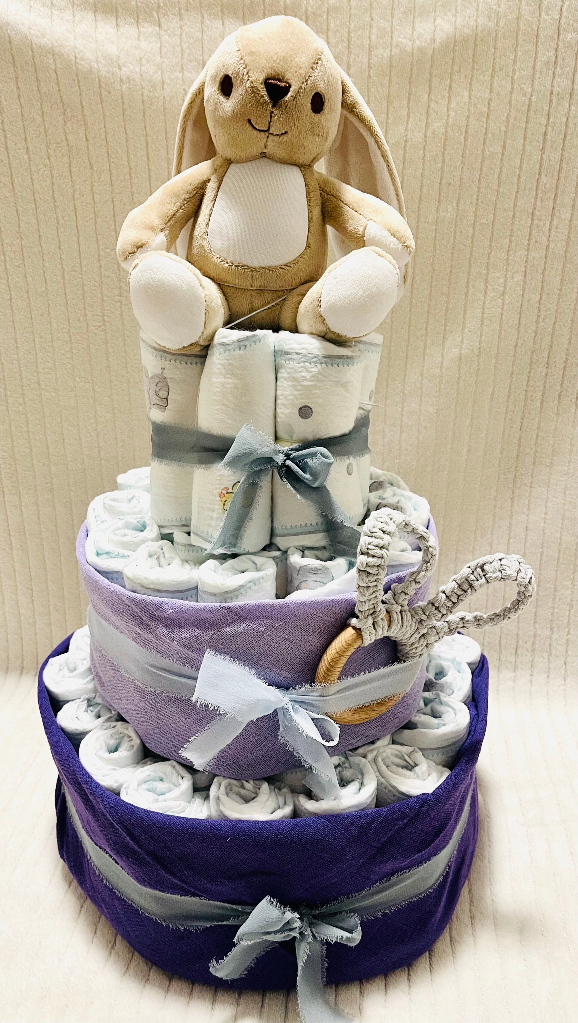 Windeltorte gross Violett
