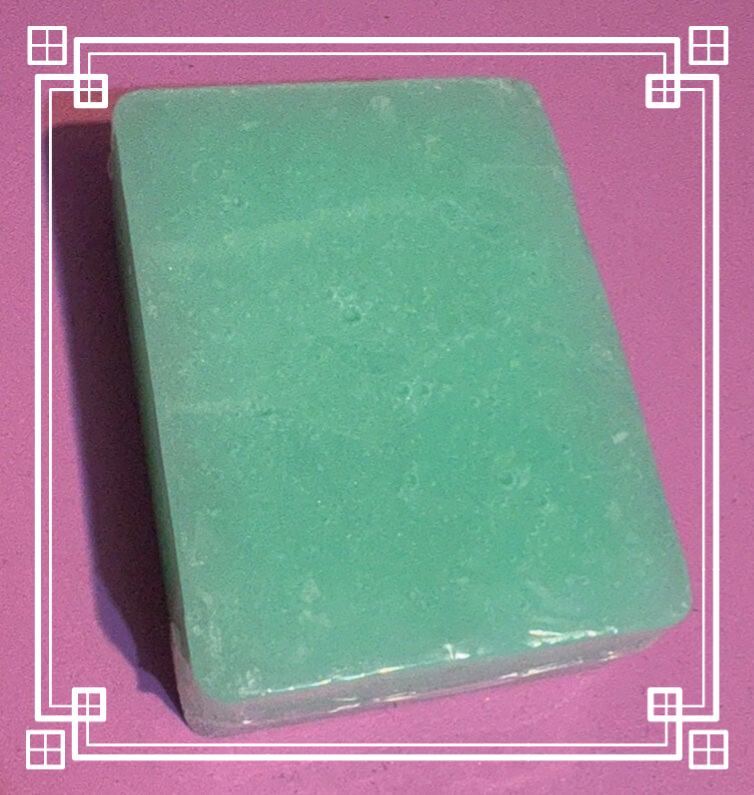 Grande barre de savon simple au citron et à l'arbre à thé