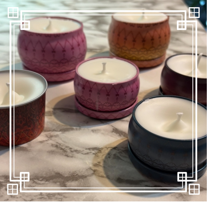 Collection de bougies au fruits de la passion