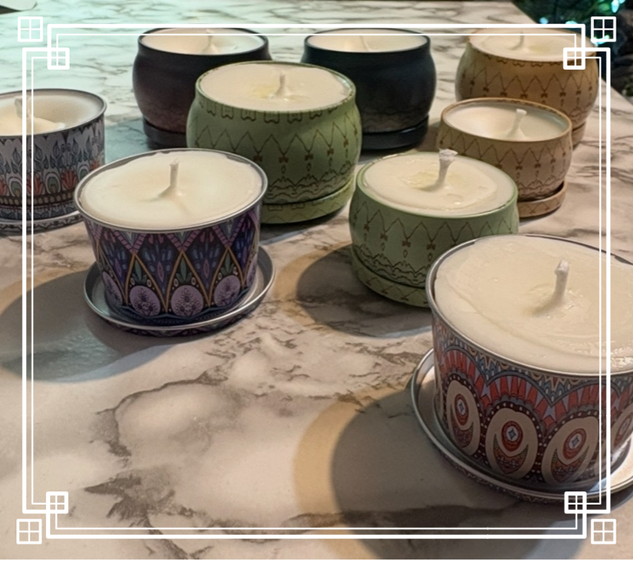 Collection de bougies éveil printanier