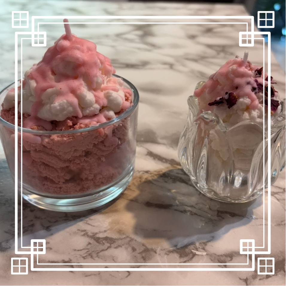 Bougie édition spéciales crème fouettée