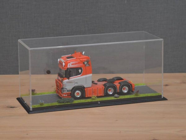 Basisvitrine, losse trekker (asfalt)