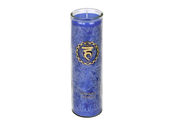 Stompkaars In Glas - 5de Chakra - Vishuddha - Keelchakra - 100 Branduren