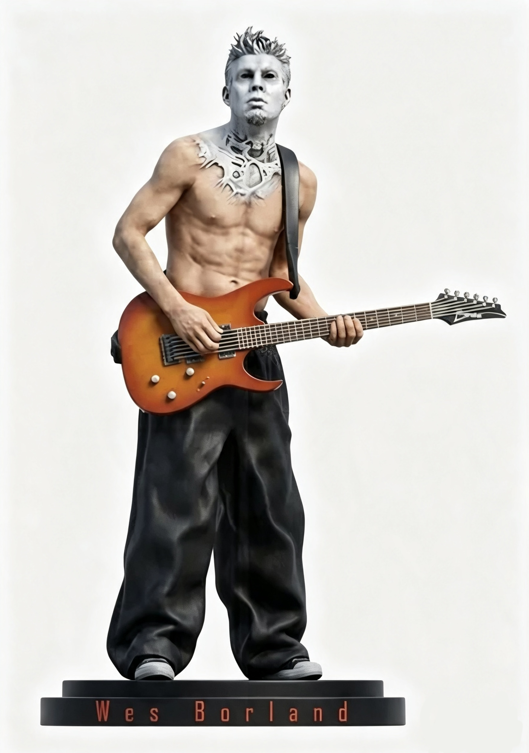 Wes Borland (on base) Masked Guitarist