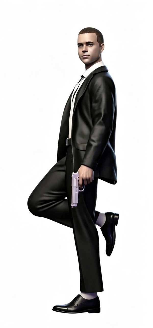 Brad Pitt as John Smith in MR & MRS SMITH