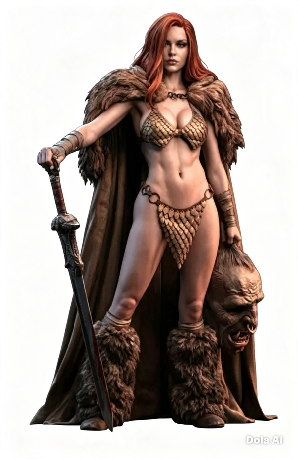 Brigitte Nielsen Sonja #2 in RED SONJA