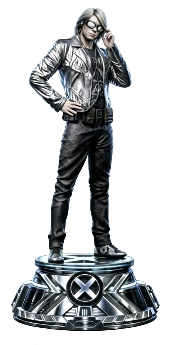 Pietro Maximoff as Quicksilver (on base) in X-MEN