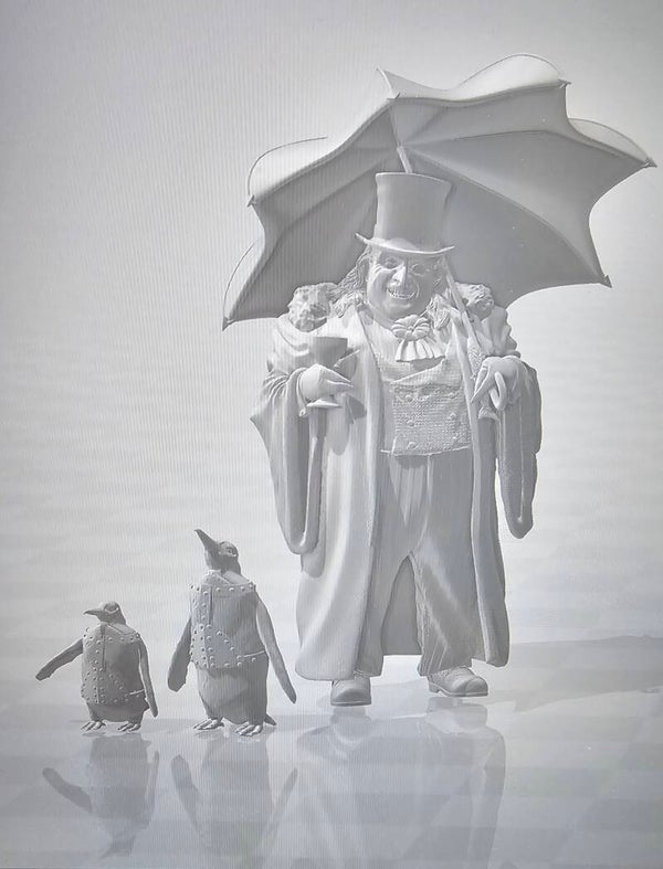 Danny DeVito as THE PENGUIN with 2x Penguin's