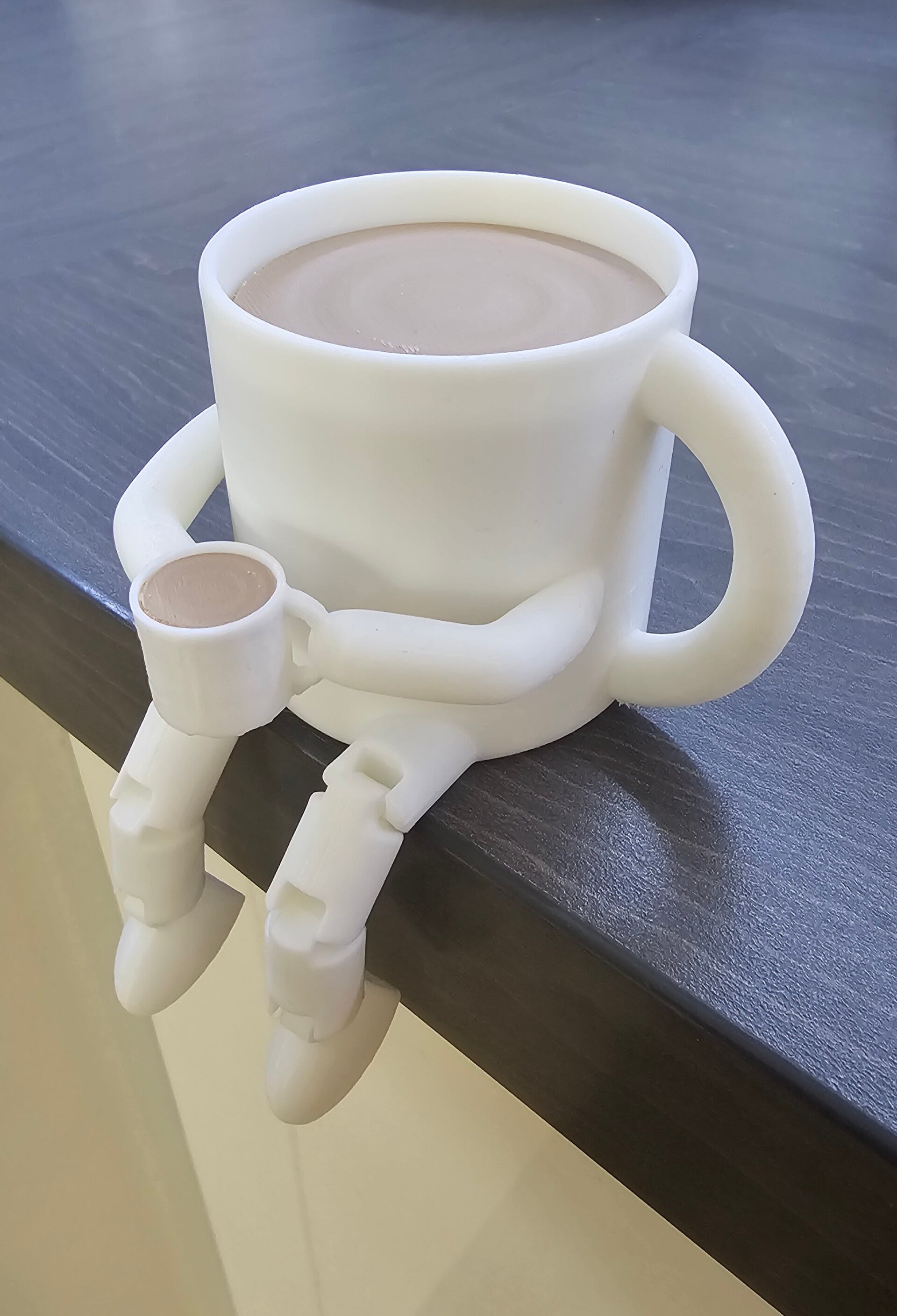 Coffee Buddy with Articulated Legs