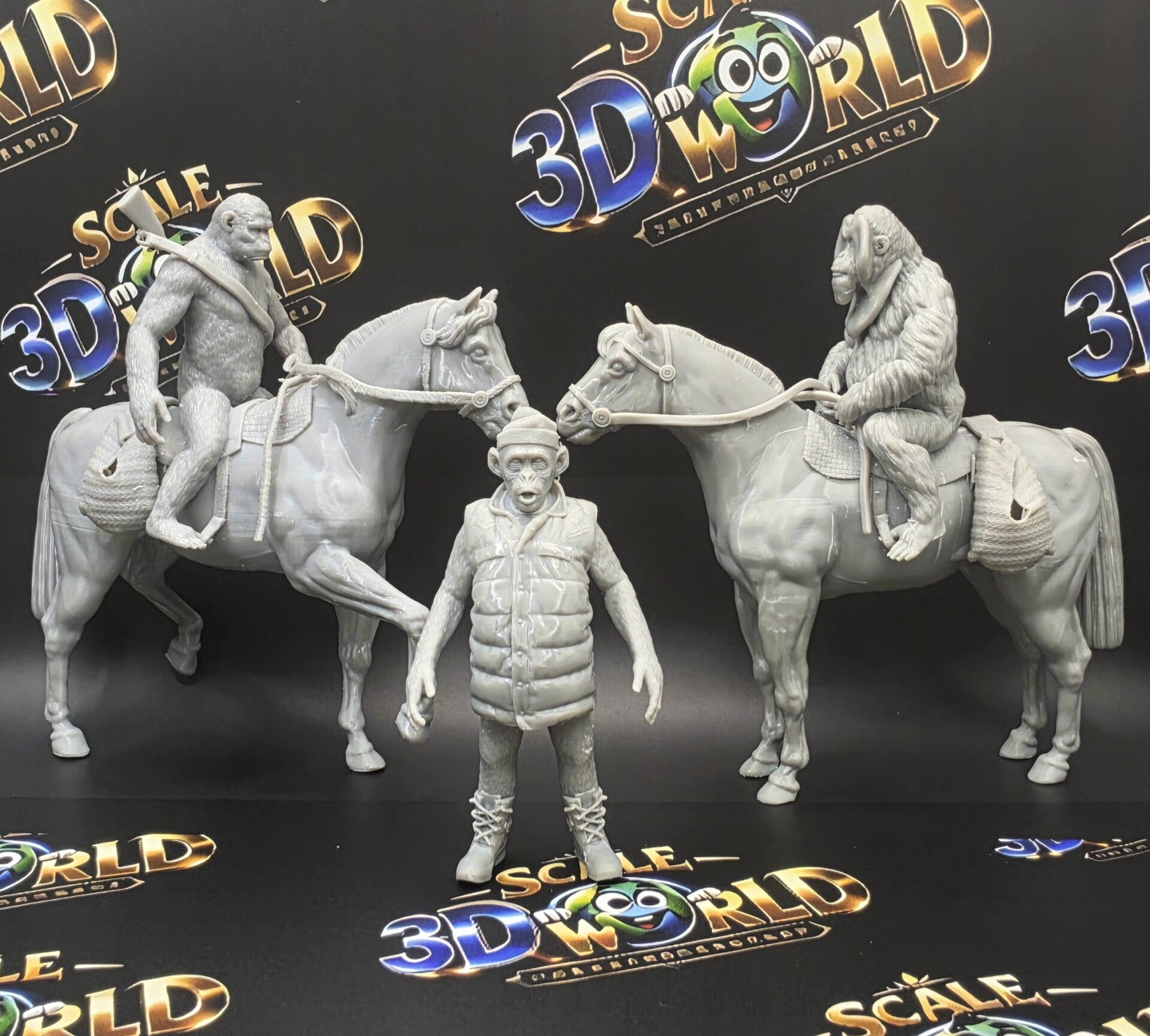 Ceaser, Bad Ape and Maurice Figure Set PLANET OF THE APES