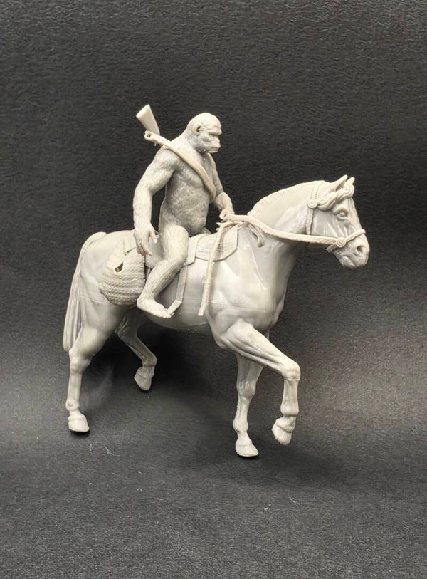 Andy Serkis as Caesar Mounted on Horseback in THE PLANET OF THE APES