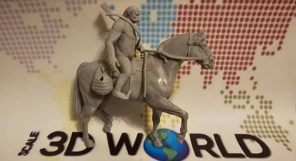 Caesar Mounted on Horse in THE PLANET OF THE APES