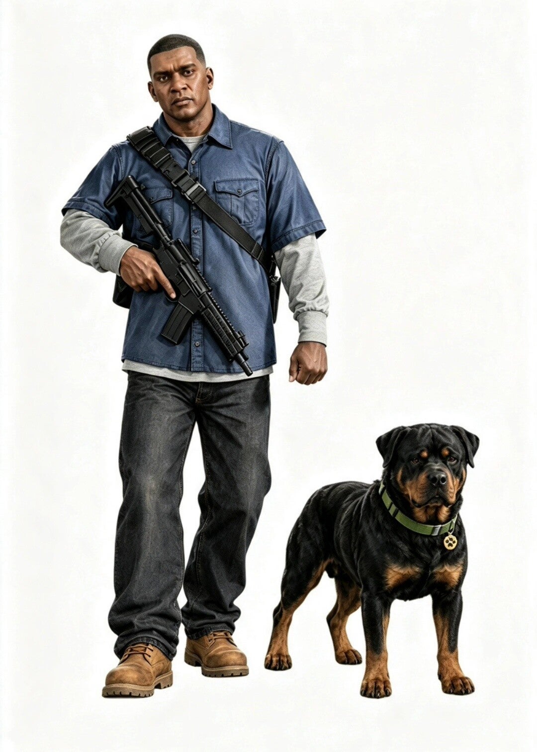 Franklin & The Ghost Dog GTA 5