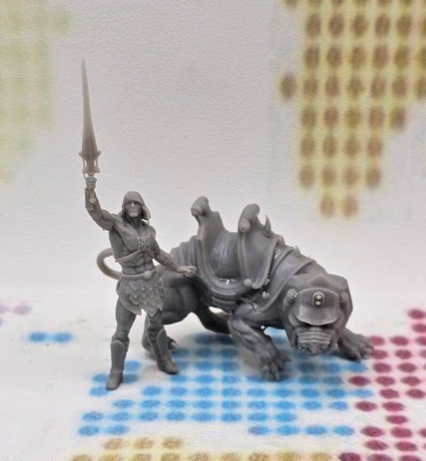 He-Man with Battlecat