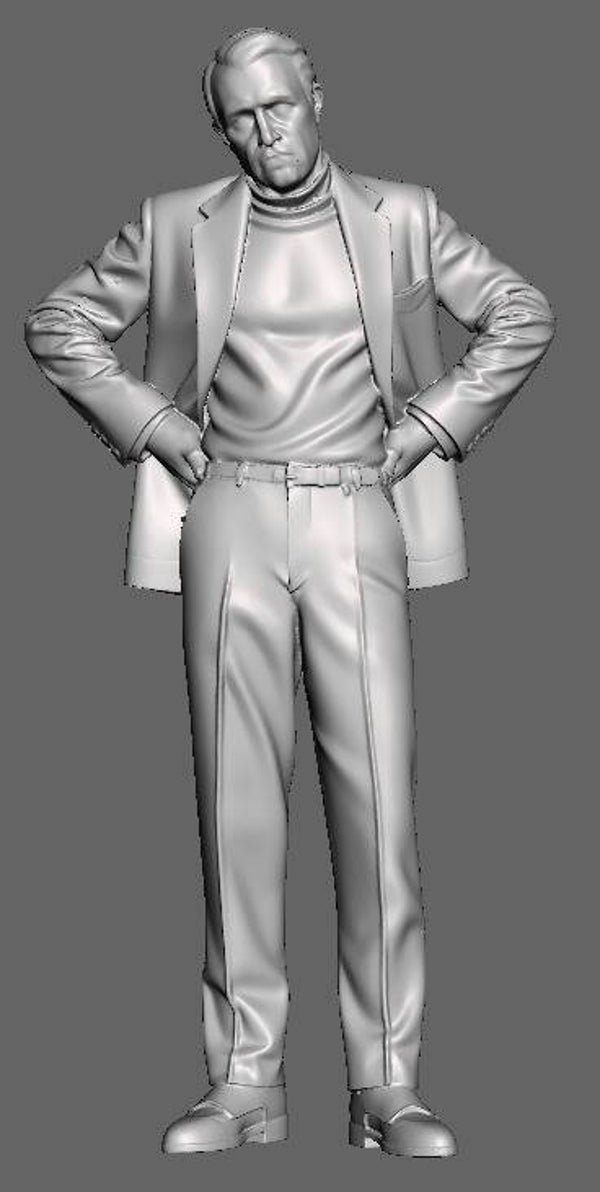 3x Photogrammetry Figures for Mr B
