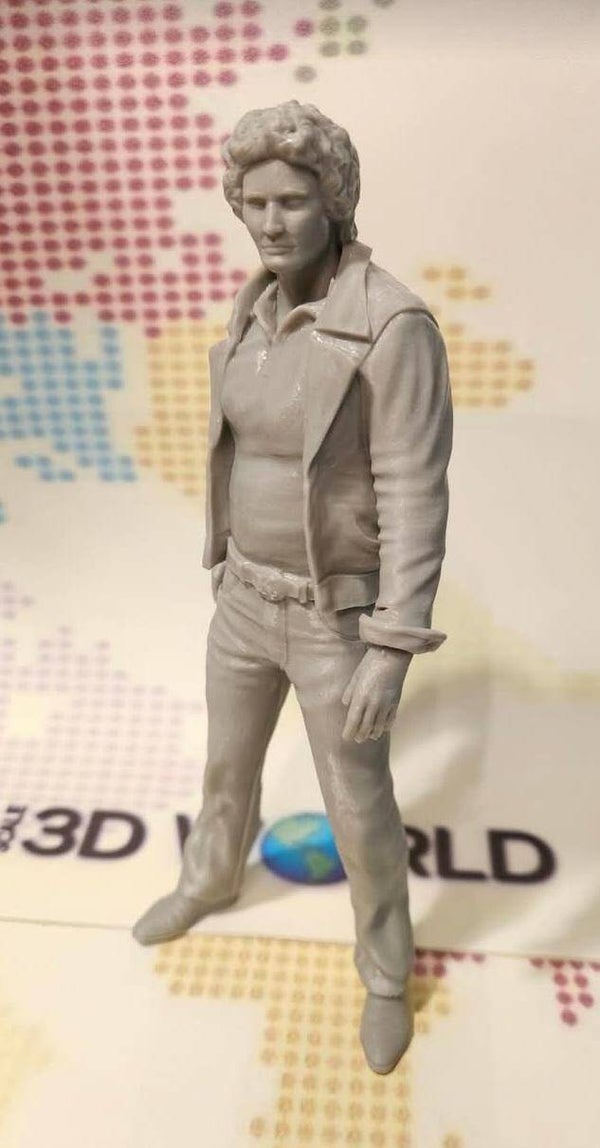 David Hasselhoff as Michael Knight (standing position) in KNIGHT RIDER