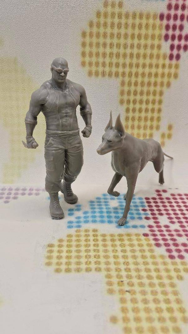 Vin Diesel as Riddick (and The Jackal) in RIDDICK