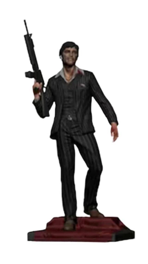 Al Pacino is Tony Montana in SCARFACE. on base