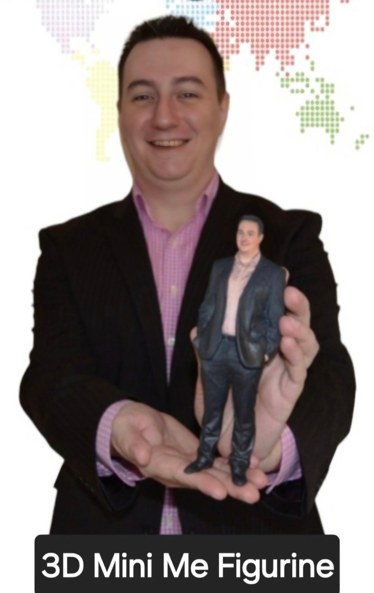 8 to 15 lnch Full Colour Mini Me Figurine | SCALE 3D WORLD