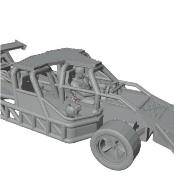 Flip Car from Fast and Furious 6 with Driver